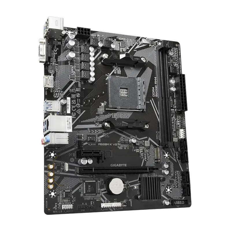Gigabyte A520M K V2 AM4 Micro-ATX