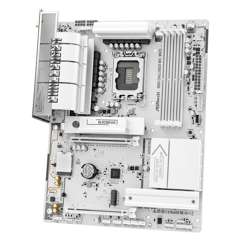 ASRock B860 Challenger WiFi White LGA1851 ATX