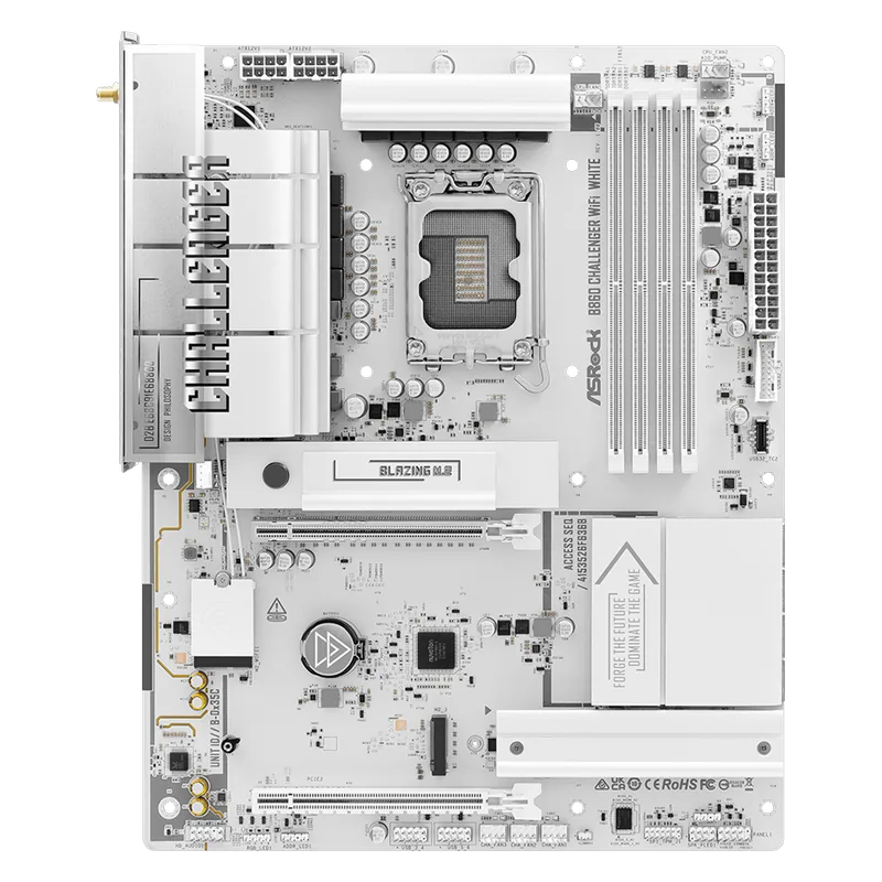 ASRock B860 Challenger WiFi White LGA1851 ATX