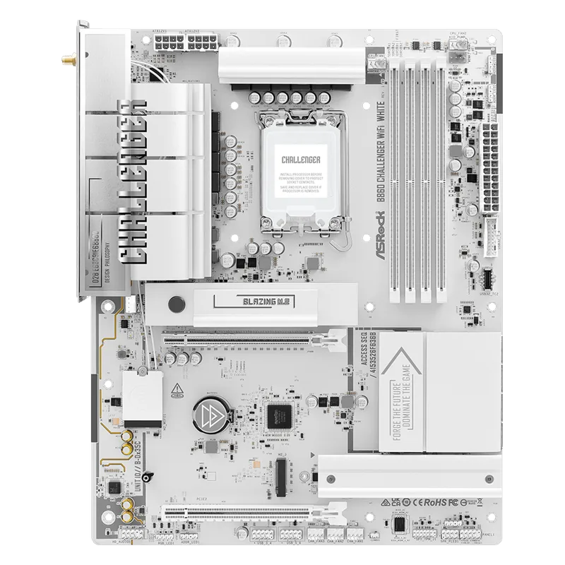 ASRock B860 Challenger WiFi White LGA1851 ATX