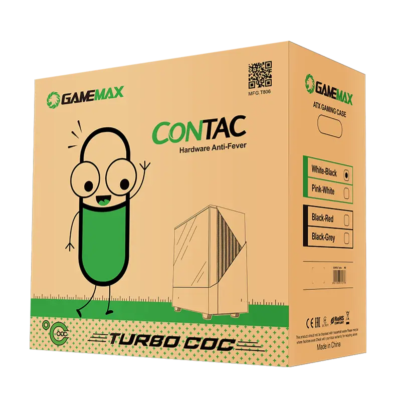 Gamemax CONTAC COC Midi-Tower Gray