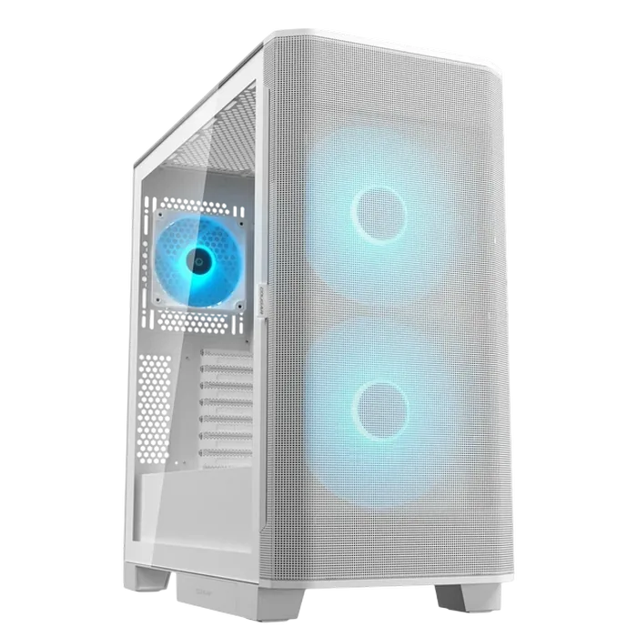 Cougar Airface FLO RGB Midi-Tower Alb