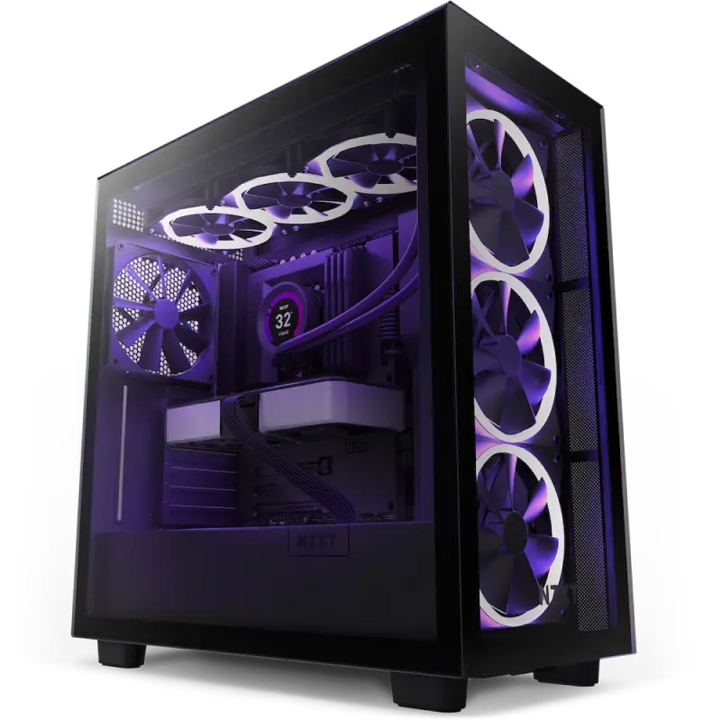NZXT H7 Elite Midi-Tower Negru