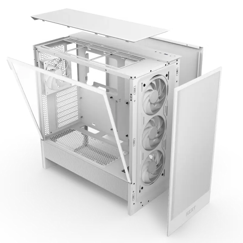 NZXT H5 Flow RGB Midi-Tower Alb