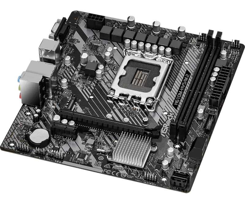 ASRock H610M-HVS/M.2 R2.0 LGA1700 Micro-ATX