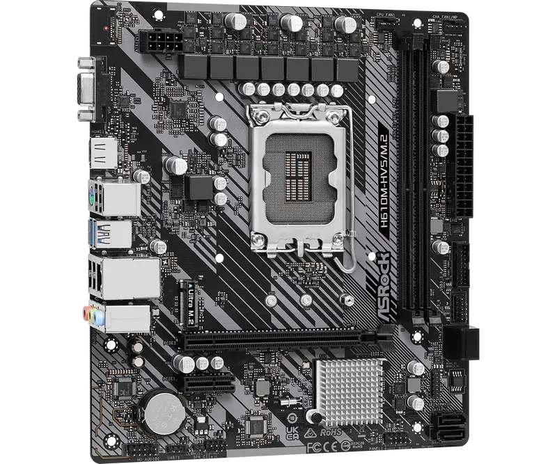 ASRock H610M-HVS/M.2 R2.0 LGA1700 Micro-ATX