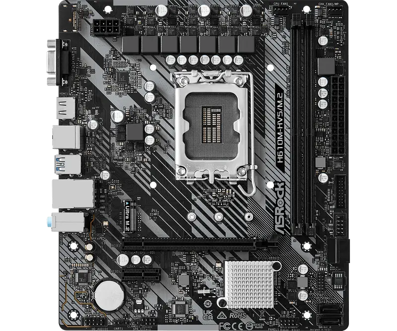 ASRock H610M-HVS/M.2 R2.0 LGA1700 Micro-ATX