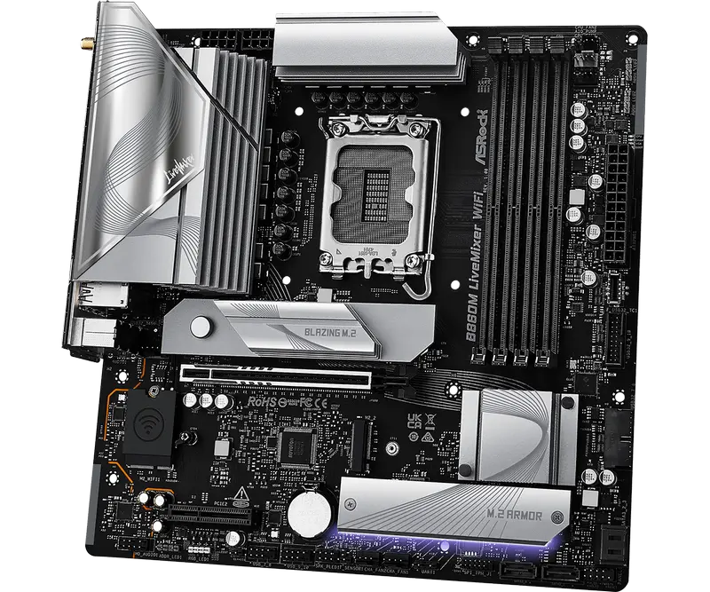 ASRock B860M LIVEMIXER WIFI LGA1851 Micro-ATX