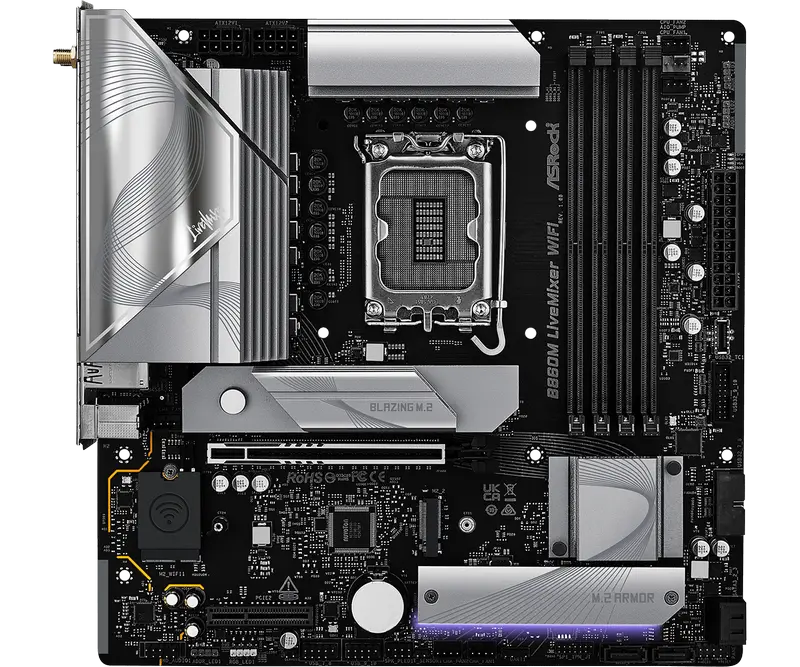 ASRock B860M LIVEMIXER WIFI LGA1851 Micro-ATX