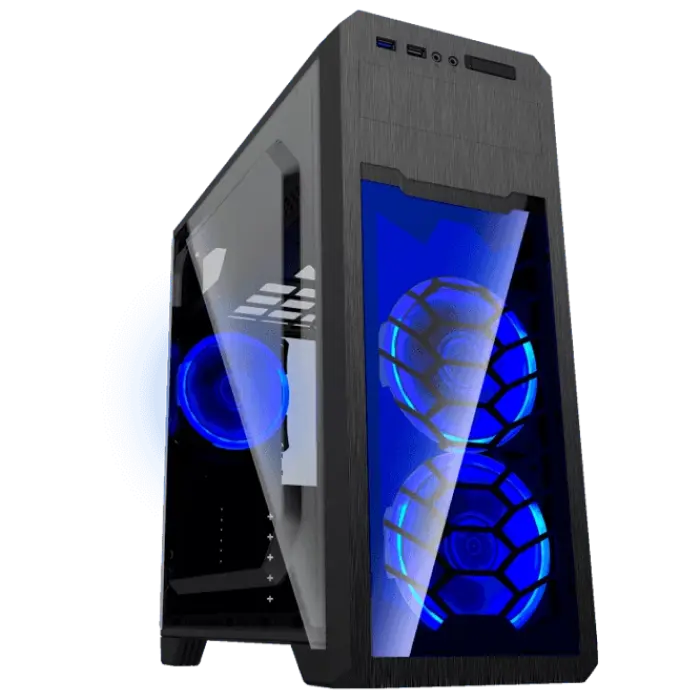 Gamemax G563 Midi-Tower Negru