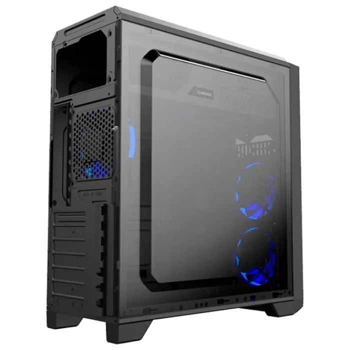 Gamemax G563 Midi-Tower Negru