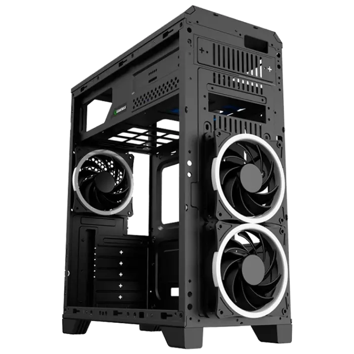 Gamemax G563 Midi-Tower Negru