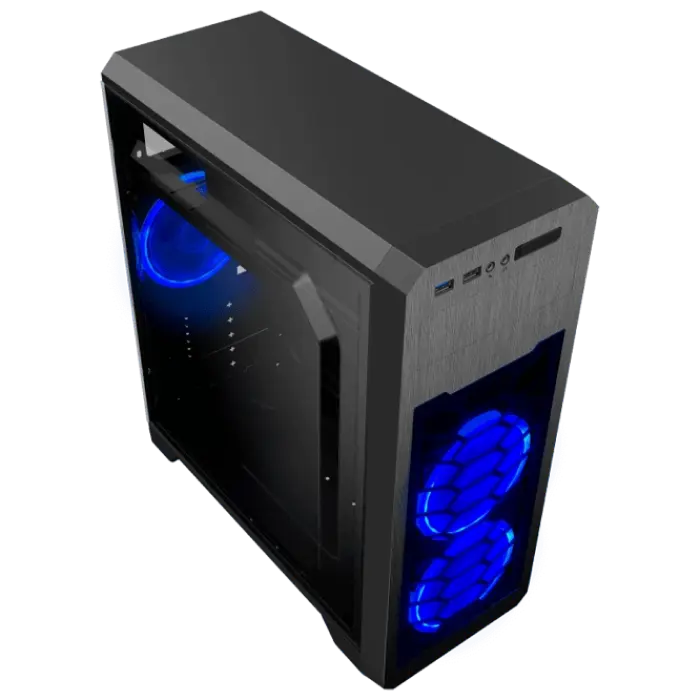 Gamemax G563 Midi-Tower Negru