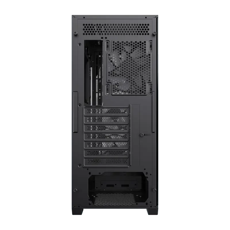 Gamemax SIEGE BK Midi-Tower Negru