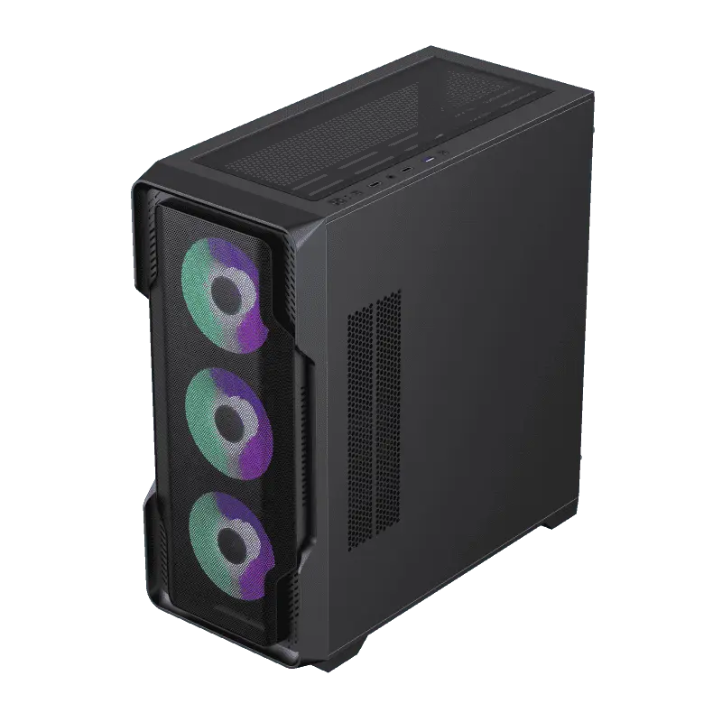 Gamemax SIEGE BK Midi-Tower Negru