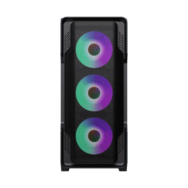 Gamemax SIEGE BK Midi-Tower Negru