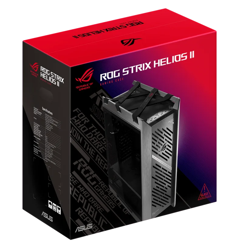 ASUS ROG Strix Helios II GX601S Midi-Tower Negru