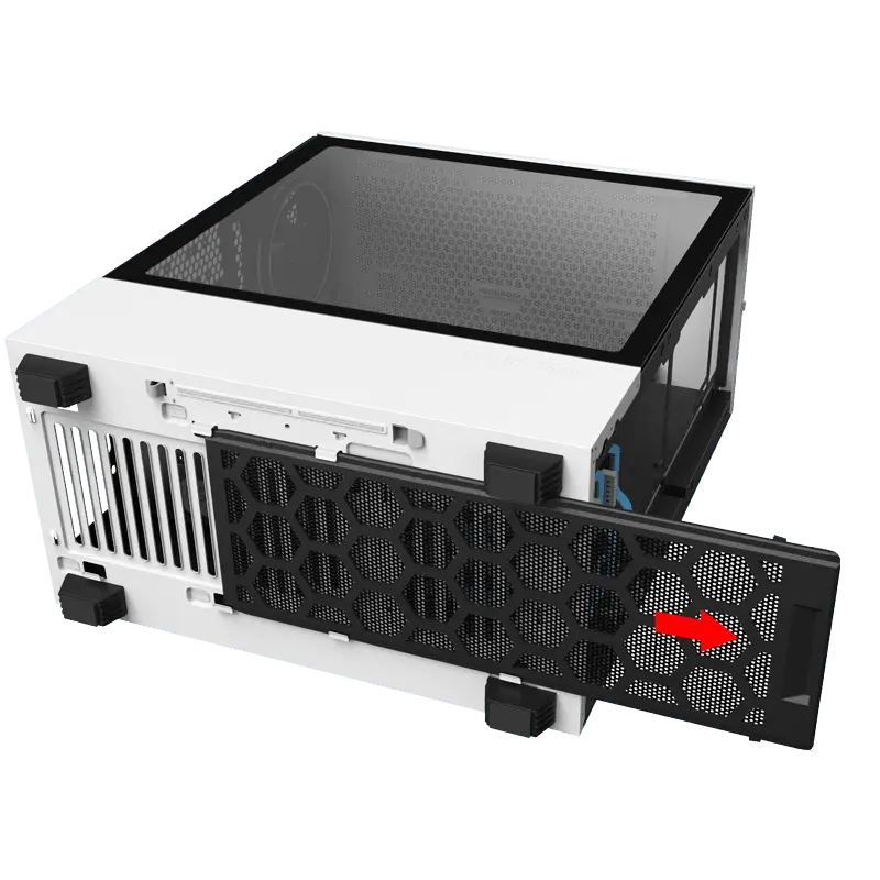 Gamemax PANDA T802 WT Midi-Tower Alb