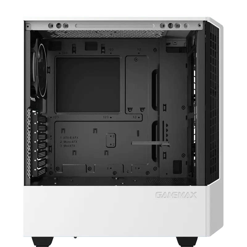 Gamemax PANDA T802 WT Midi-Tower Alb
