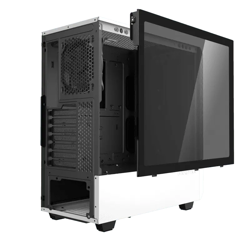 Gamemax PANDA T802 WT Midi-Tower Alb