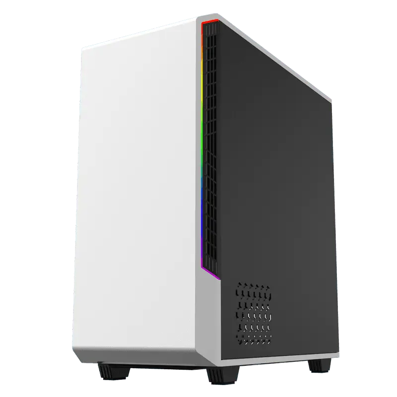 Gamemax PANDA T802 WT Midi-Tower Alb