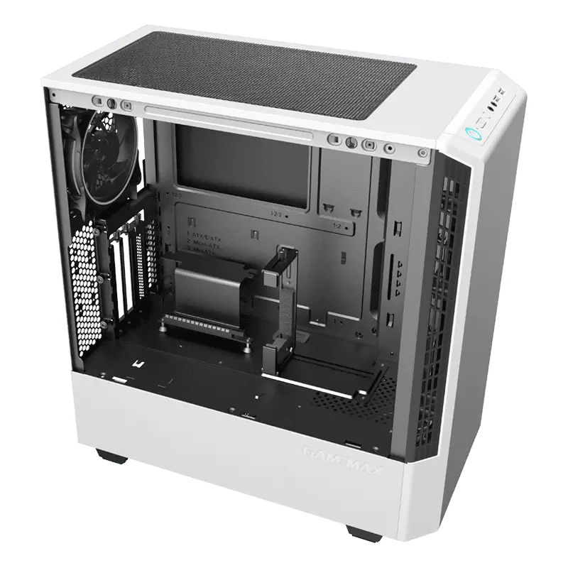 Gamemax PANDA T802 WT Midi-Tower Alb