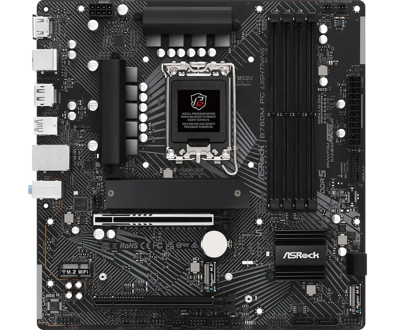 ASRock B760M PG LIGHTNING LGA1700 Micro-ATX