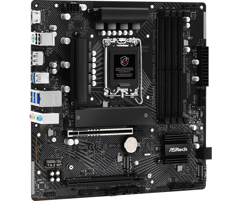 ASRock B760M PG LIGHTNING LGA1700 Micro-ATX