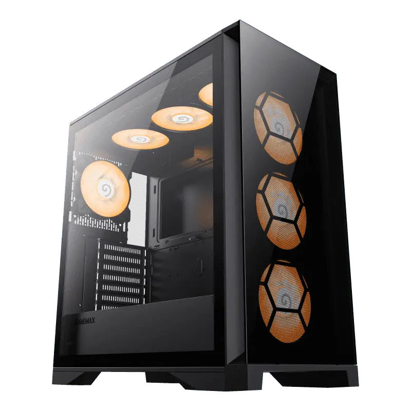 Gamemax LEADER TG Full-Tower Negru