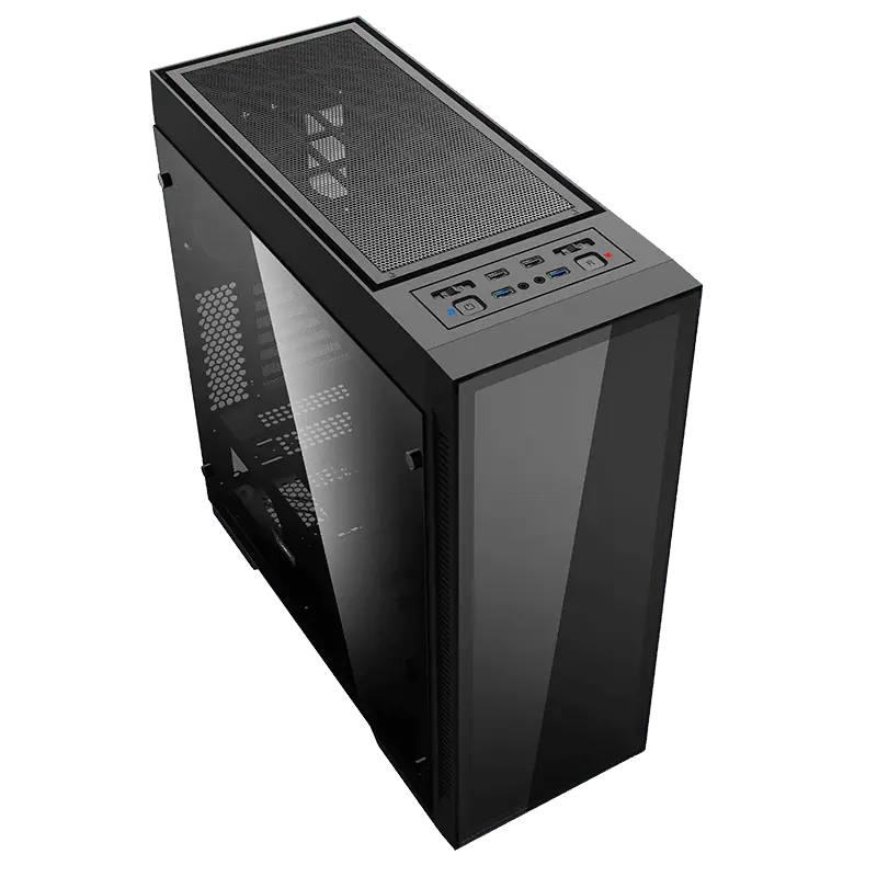 Gamemax ABYSS TR Midi-Tower Negru