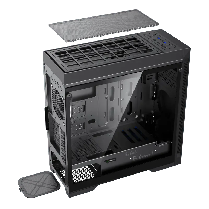 Gamemax ABYSS TR Midi-Tower Negru