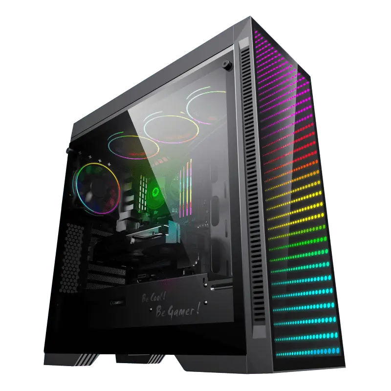 Gamemax ABYSS TR Midi-Tower Negru