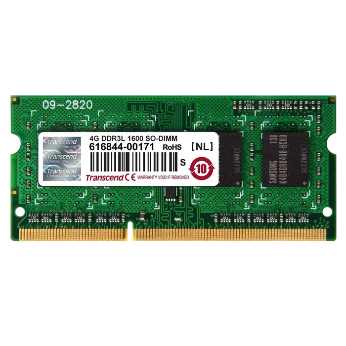Transcend TS512MSK64W6H 4GB DDR3 1600MHz SODIMM