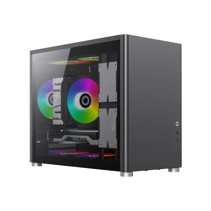 Gamemax SPARK Mini-Tower Negru
