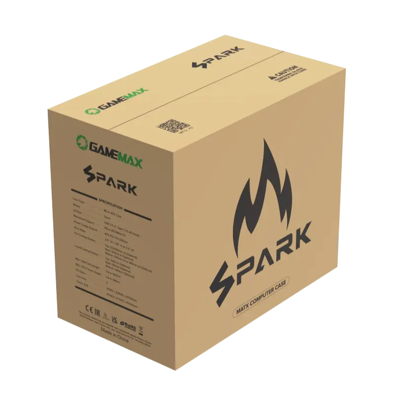 Gamemax SPARK Mini-Tower Negru