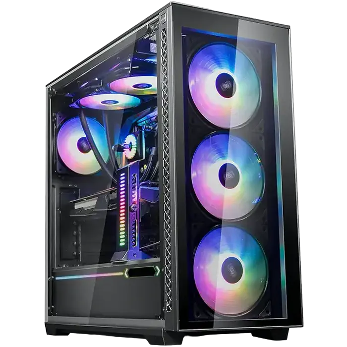 Deepcool MATREXX 70 ADD-RGB 3F Midi-Tower Negru