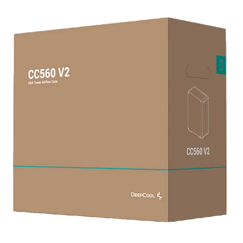 Deepcool CC560 V2 Midi-Tower Черный