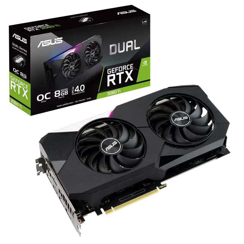 ASUS Dual GeForce RTX 3060 Ti V2 OC LHR
