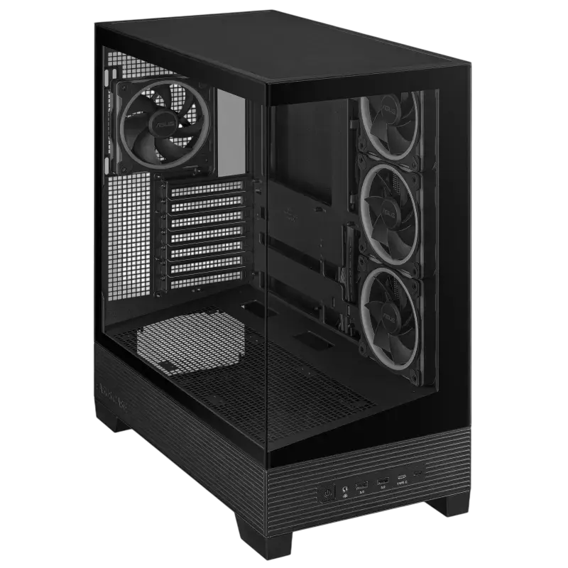 ASUS A31 PLUS TG ARGB Midi-Tower Negru