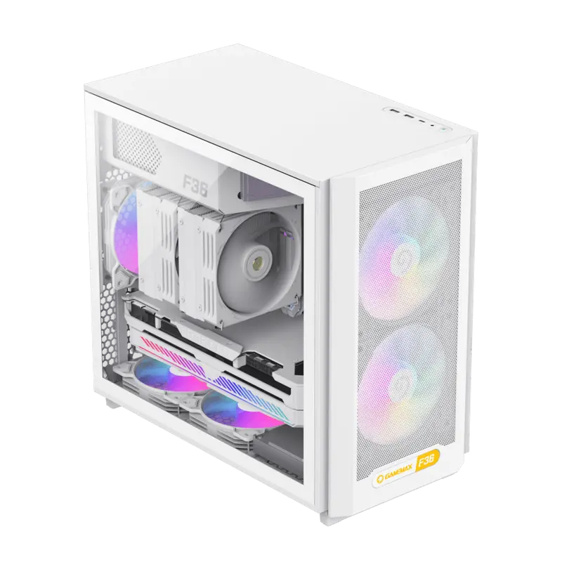 Gamemax F36 WH Mini-Tower White