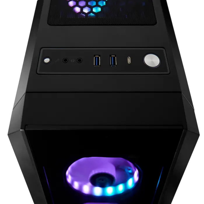 Chieftec GL-03B-UC-OP Midi-Tower Black