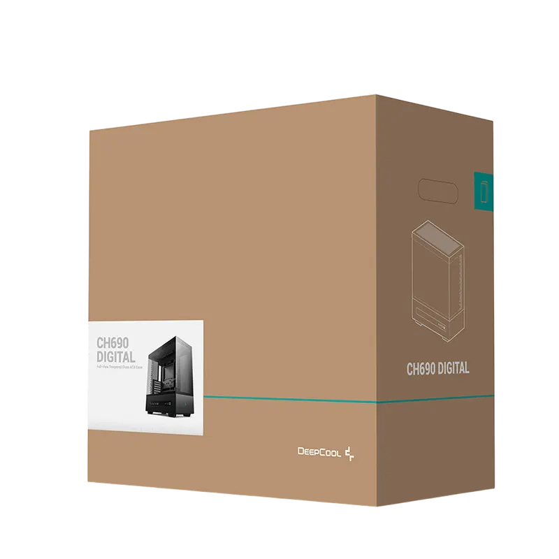 Deepcool CH690 Digital Midi-Tower Negru