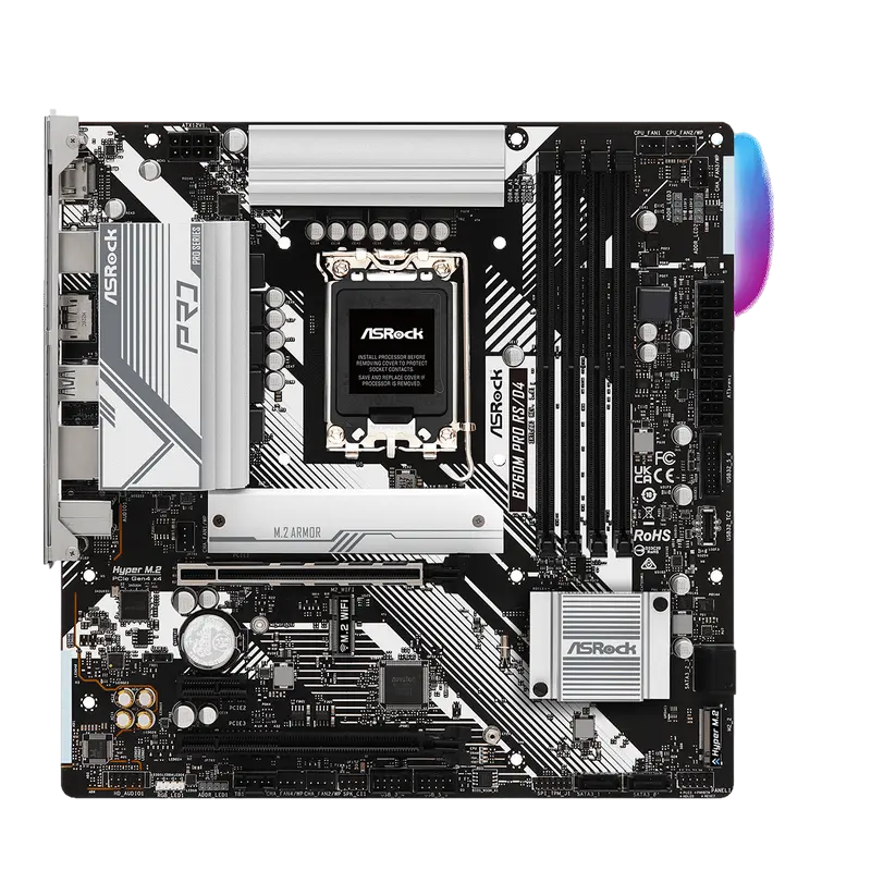 ASRock B760M Pro RS/D4 LGA1700 Micro-ATX