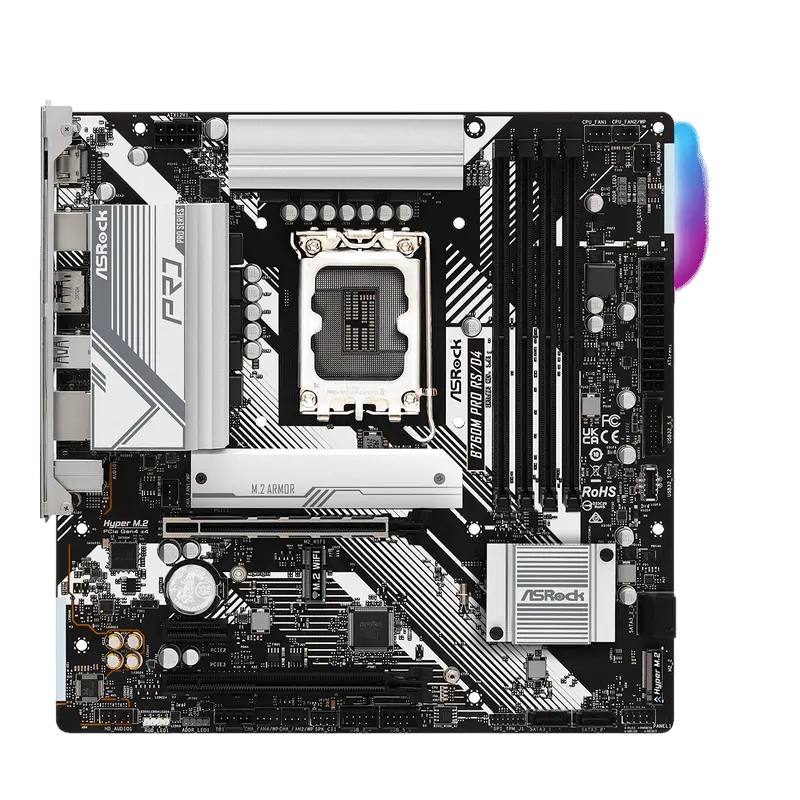 ASRock B760M Pro RS/D4 LGA1700 Micro-ATX
