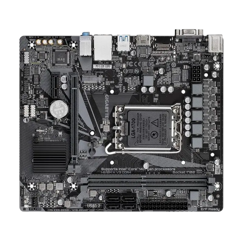 Gigabyte H610M H V3 DDR4 LGA1700 Micro-ATX
