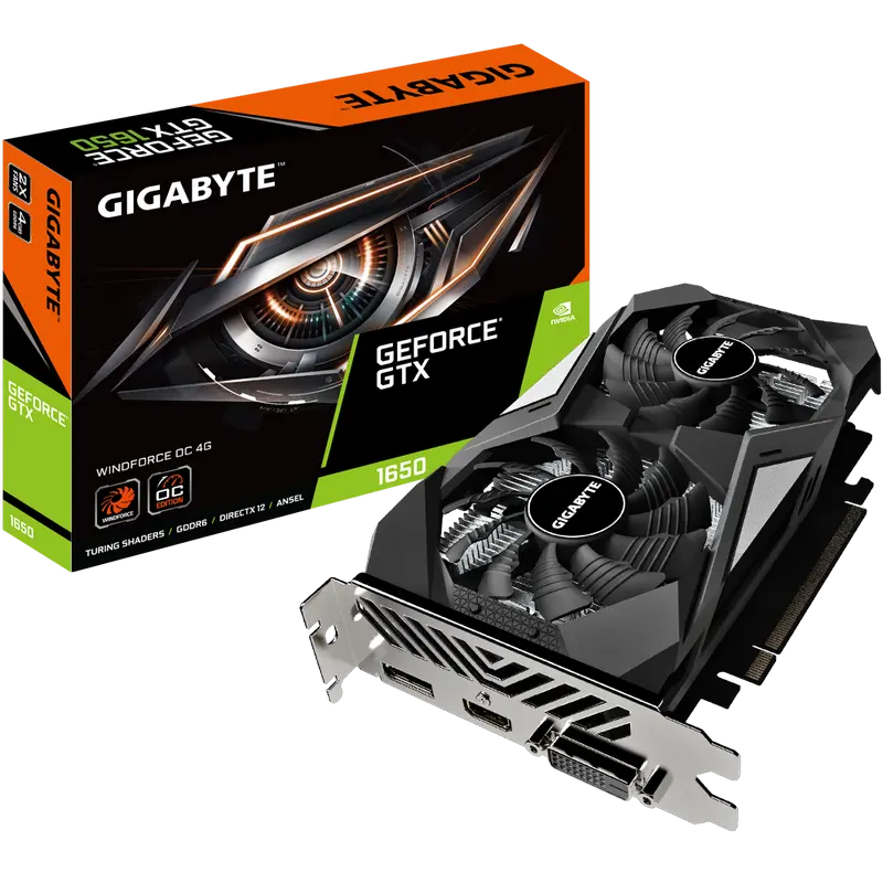 Gigabyte GeForce GTX 1650 D6 WINDFORCE OC rev. 1.0