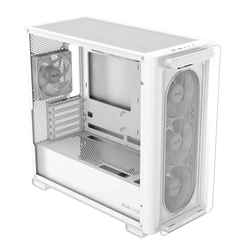 ASUS A23 PLUS TG ARGB Mini-Tower Alb