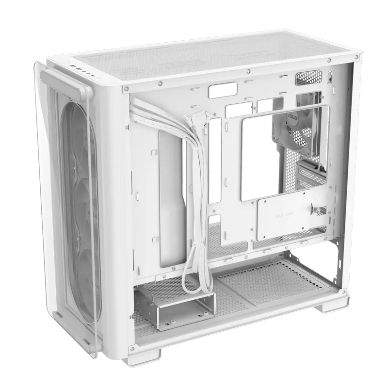ASUS A23 PLUS TG ARGB Mini-Tower Alb