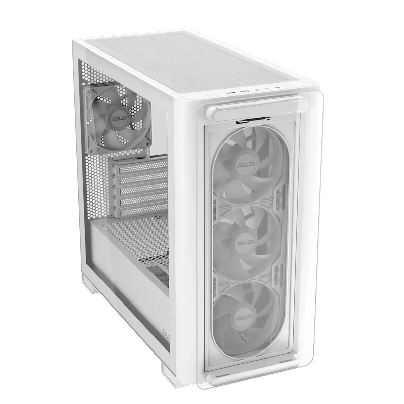 ASUS A23 PLUS TG ARGB Mini-Tower Alb