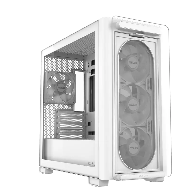 ASUS A23 PLUS TG ARGB Mini-Tower Alb